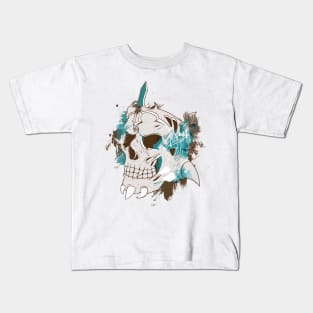 Bleeding skull Kids T-Shirt